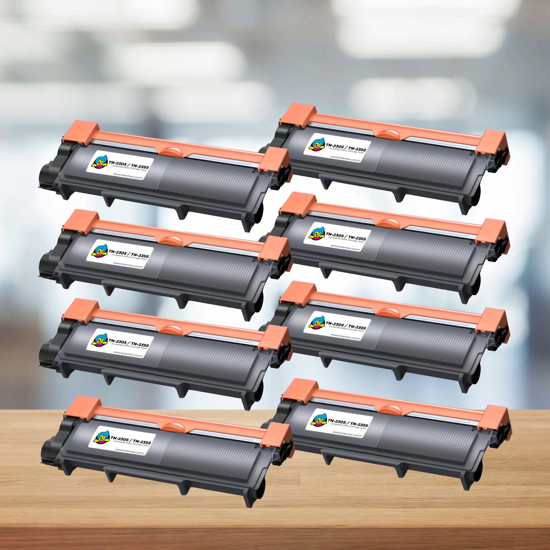 Brother TN-2355 Muadil Toner 10 'lu Avantaj Paket / DCP-L2500 / L2520 /L2540 / HL-L2300 / L2340 / L2360 / L2365 / MFC-L2700 / L2720 / L2740