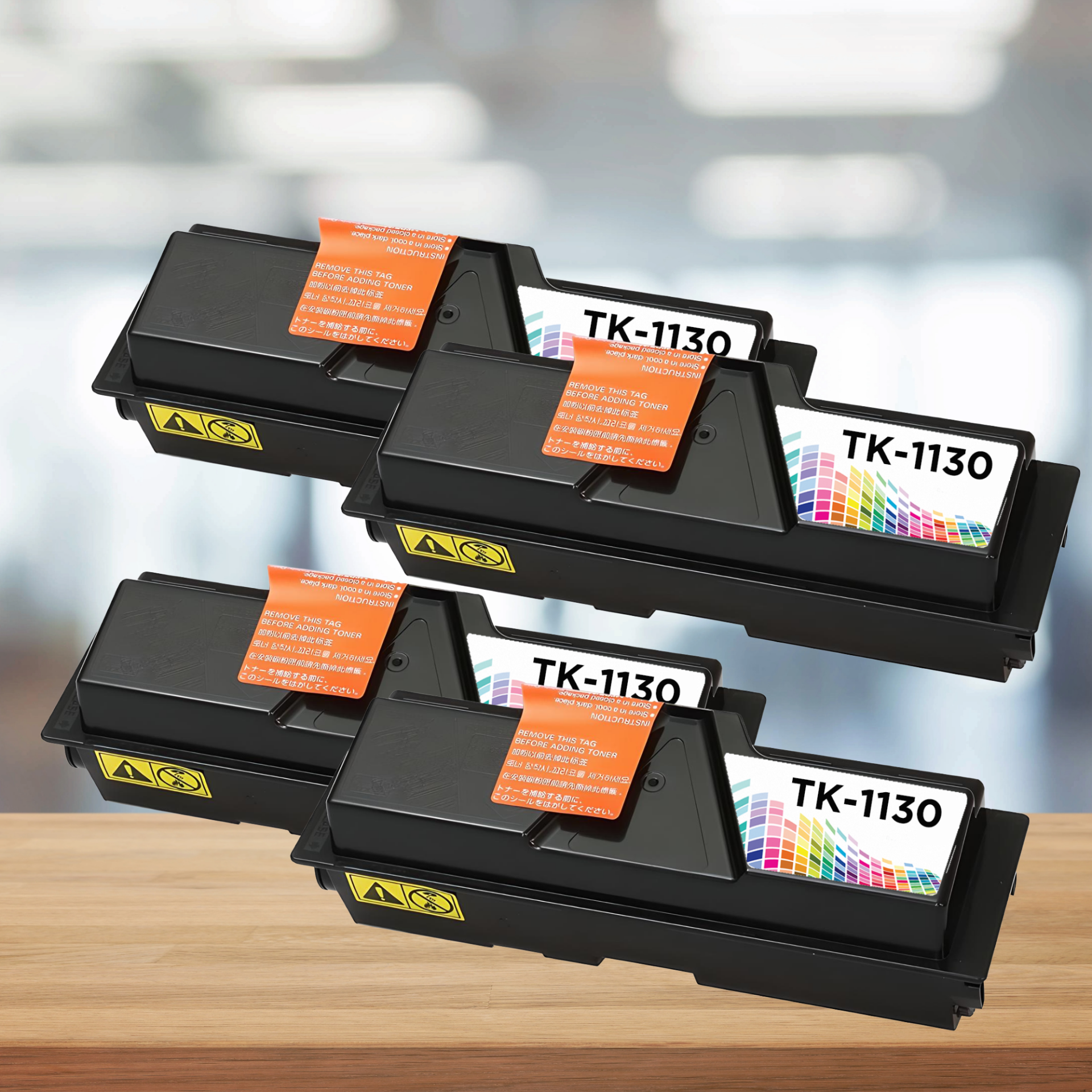 Kyocera Mita TK-1130 Muadil Toner 4'lü Avantaj Paket / Ecosys M2030 / M2530 / FS1030 / FS1130