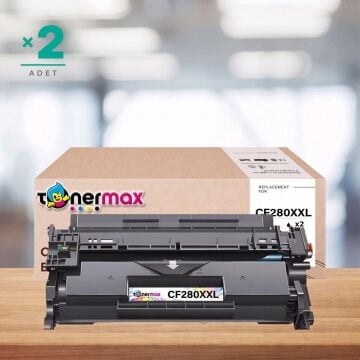 HP CF280XXL / Pro 400 M401 / M425 Muadil Toneri - 2'li Paket