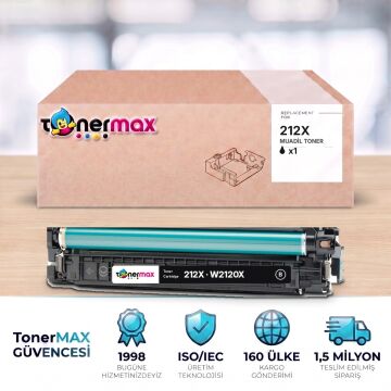 Hp 212X W2120X Siyah Muadil Toner - Çipli / Color LaserJet Enterprise M554 / M555 / MFP M578