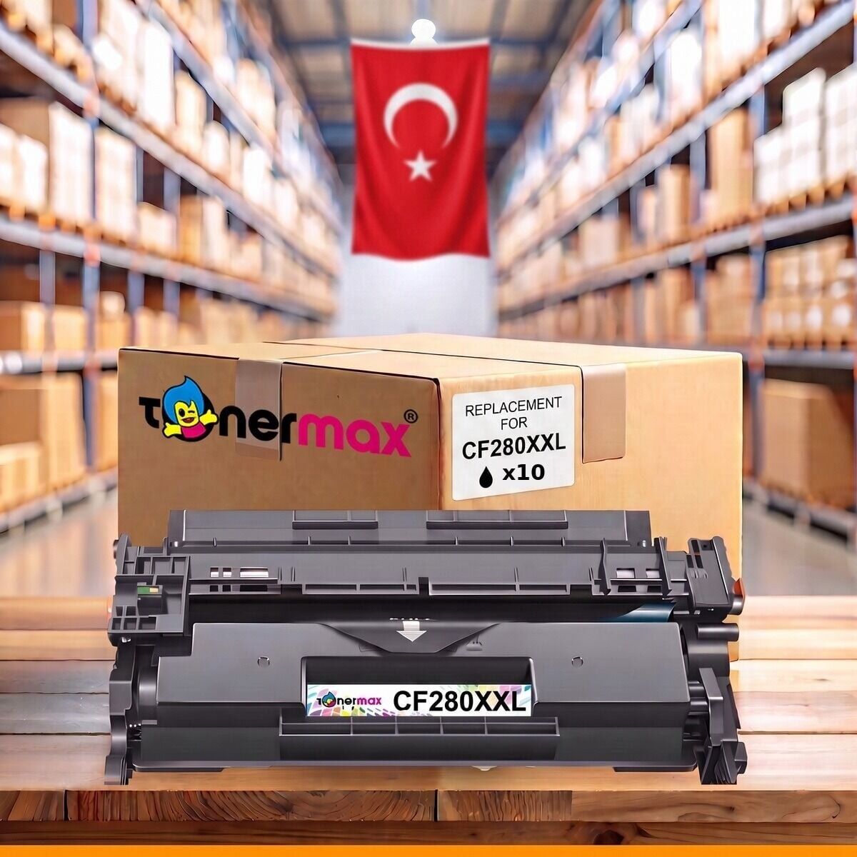 HP CF280XXL / Pro 400 M401 / M425 Muadil Toneri - 10'lu Paket