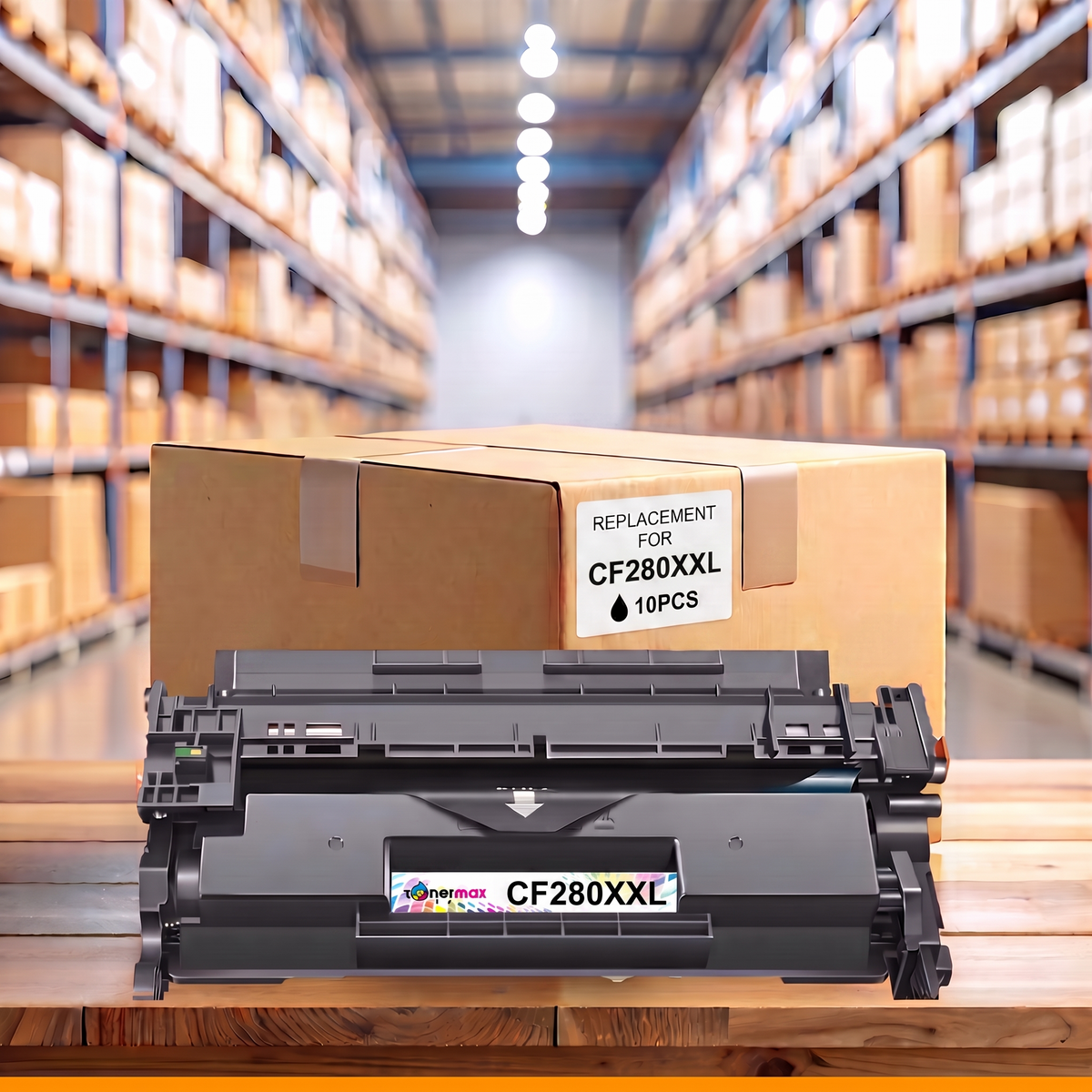 TonerMAX® CF280XXL Muadil Toner — 10'lu Paket