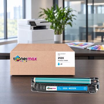 Hp 212X W2121X Mavi Muadil Toner - Çipli / Color LaserJet Enterprise M554 / M555 / MFP M578