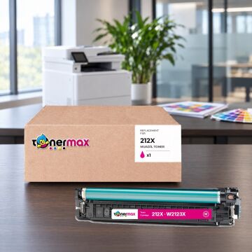 Hp 212X W2123X Kırmızı Muadil Toner - Çipli / Color LaserJet Enterprise M554 / M555 / MFP M578