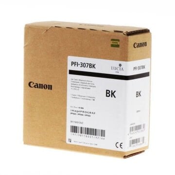 Canon PFI-307BK Siyah Orijinal Kartuş (330ml)