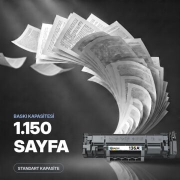 Hp 136A-W1360A Toner Çipi/ M211 / M236