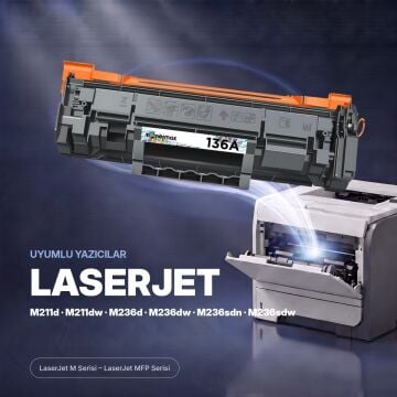 Hp 136A-W1360A Toner Çipi/ M211 / M236