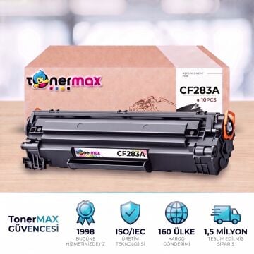Hp 83A / CF283A Muadil Toner 10'lu Paket / M201 / M125 / M225 / M127