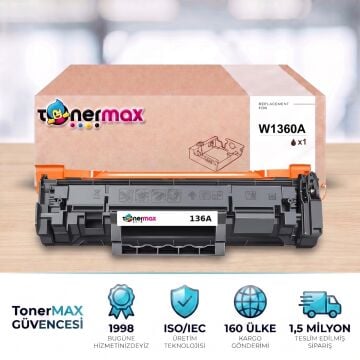 Hp 136A-W1360A Muadil Toner - Çipli/ M211 / M236 - AA Plus
