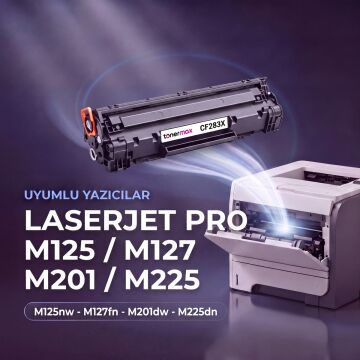 Hp 83X / CF283X M201 / M225 Çip