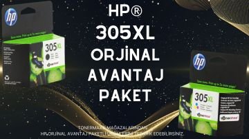 Hp 305XL 3YM62AE - 3YM62AE Avantaj Paket Yüksek Kapasite