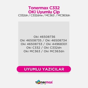 Oki C332 / MC363 Set Çip