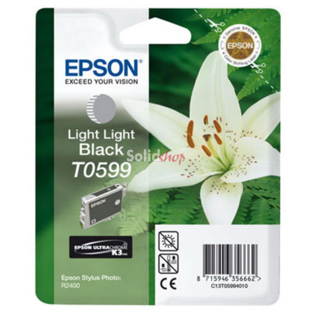 Epson T0599 Açık Gri Orjinl Kartuş