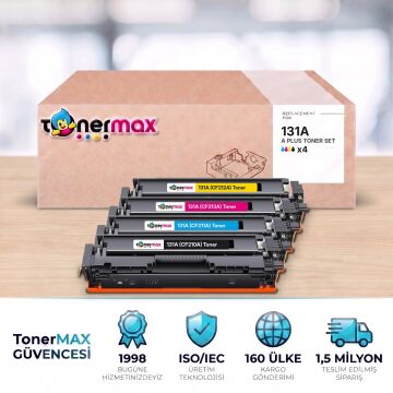 Hp 131A CF210A Muadil Toner Set - A Plus/ Pro 200 M276 / M251