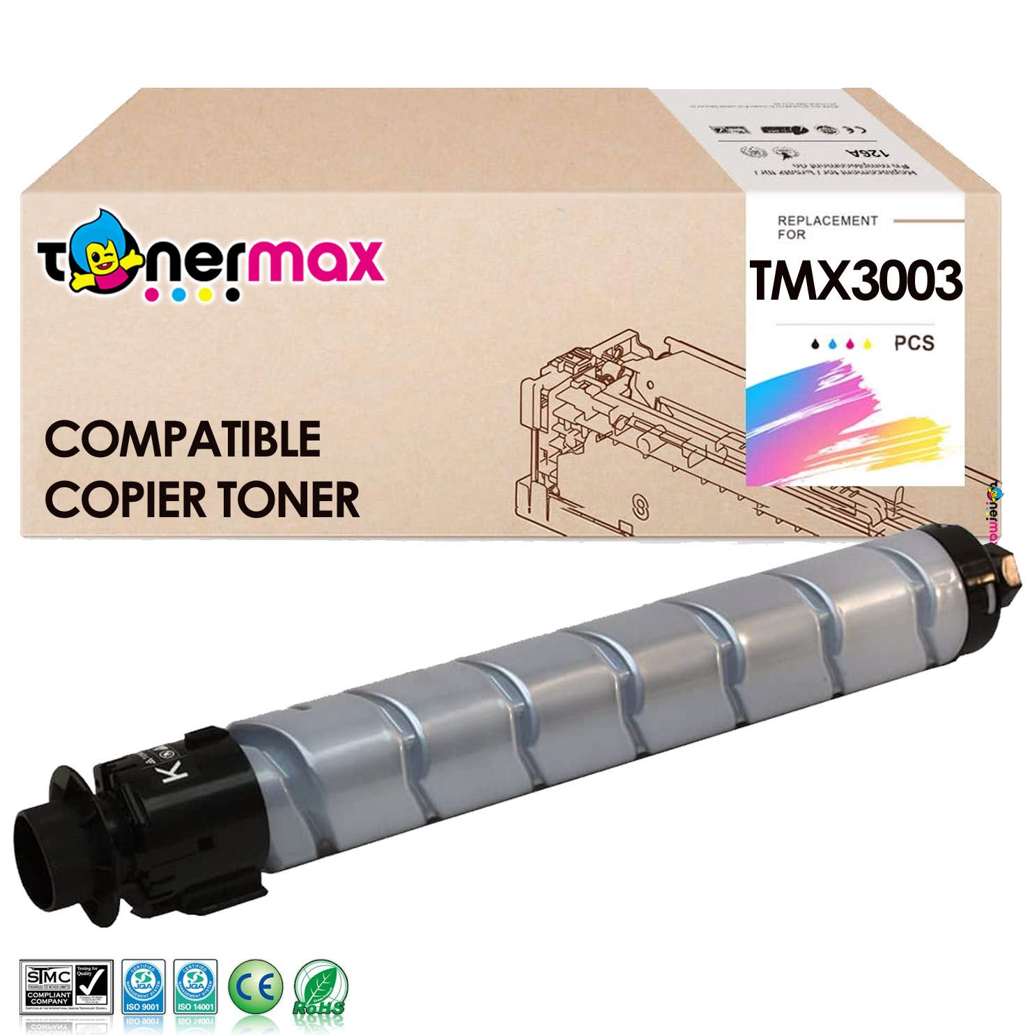 Ricoh Aficio MPC3003 Siyah Muadil Toner/ MPC3004 / MPC3503 / MPC3504