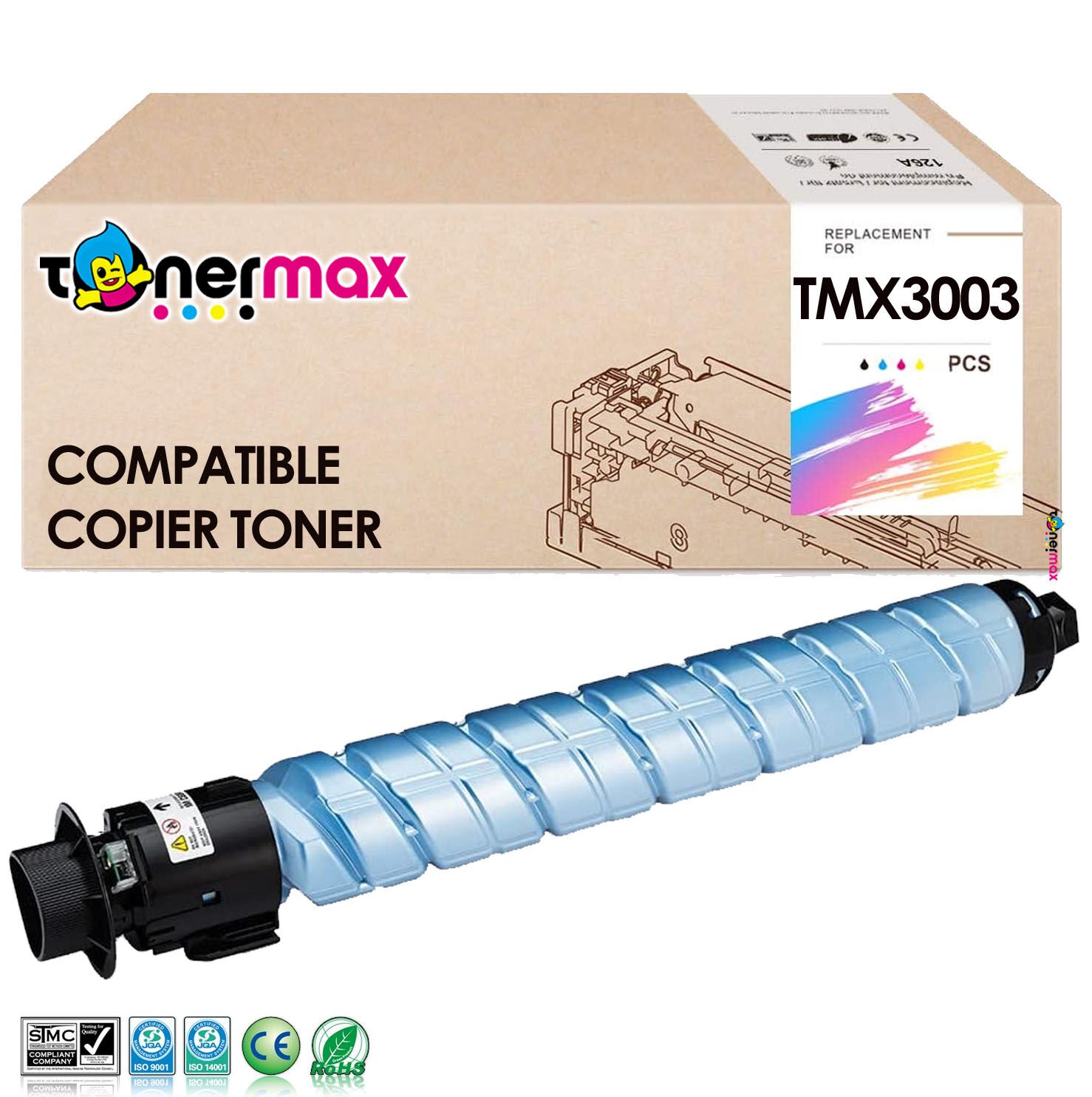 Ricoh Aficio MPC3003 Mavi Muadil Toner / MPC3004 / MPC3503 / MPC3504