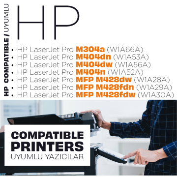 Hp CF259A - CF259X Toner Tozu 250GR.  / Hp Laserjet M304 / M404 / M428
