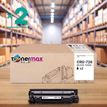 Canon CRG-728 Muadil Toner 2'li Paket / MF4410 / MF4430 / MF4450 / MF4550 / MF4570 / MF4580 / MF4730 / MF4750 / MF4770 / MF4780 / MF4870 / MF4890 / FAX-L150 / FAX-L170 / FAX-L410