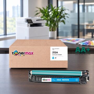 Hp 212A W2121A Mavi Muadil Toner AA Plus / Color LaserJet Enterprise M554 / M555 / MFP M578