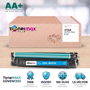 Hp 212A W2121A Mavi Muadil Toner AA Plus / Color LaserJet Enterprise M554 / M555 / MFP M578