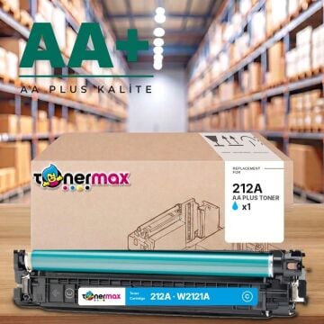Hp 212A W2121A Mavi Muadil Toner AA Plus / Color LaserJet Enterprise M554 / M555 / MFP M578