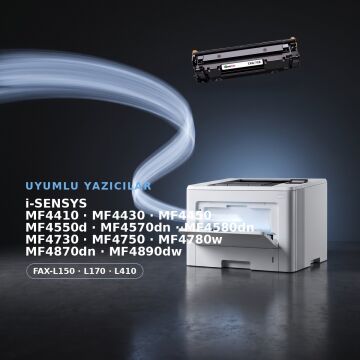 Canon CRG-728 Muadil Toner 4'lü Paket / MF4410 / MF4430 / MF4450 / MF4550 / MF4570 / MF4580 / MF4730 / MF4750 / MF4770 / MF4780 / MF4870 / MF4890 / FAX-L150 / FAX-L170 / FAX-L410