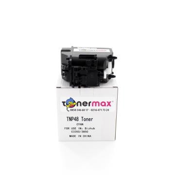 Konica Minolta Uyumlu Tonermax A5X0450 / TNP-48  Mavi Muadil Toner/ Bizhub C3850 / C3350