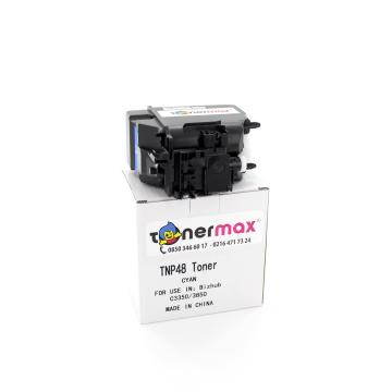 Konica Minolta Uyumlu Tonermax A5X0450 / TNP-48  Mavi Muadil Toner/ Bizhub C3850 / C3350