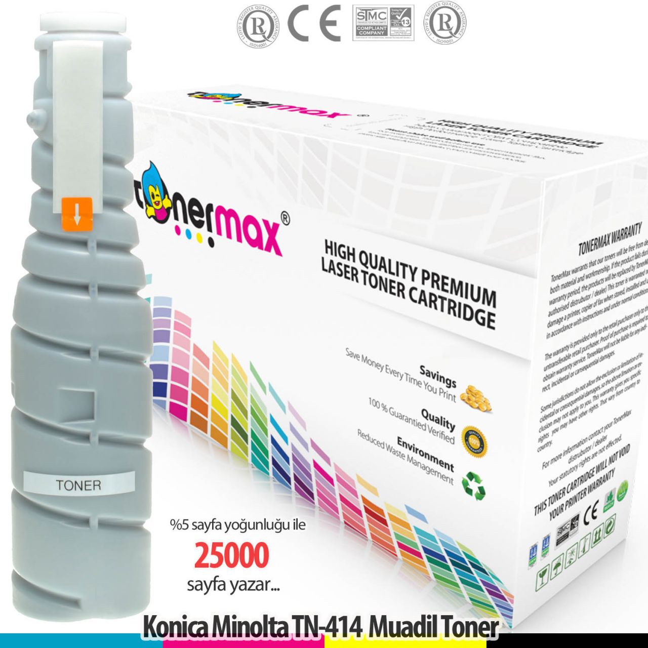 Konica Minolta Uyumlu Tonermax TN-414 /Bizhub 363 / Bizhub 423 Muadil Toneri -  A Plus