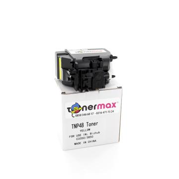 Konica Minolta Uyumlu Tonermax A5X0250 / TNP-48  Sarı Muadil Toner/ Bizhub C3850 / C3350
