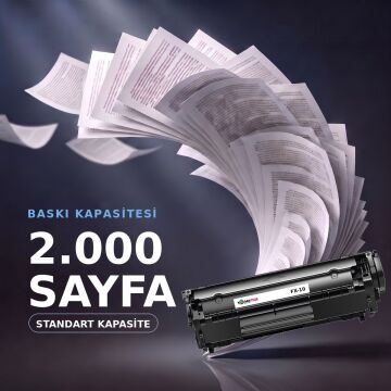 Canon FX-10 Muadil Toner 2'li Paket / MF4010 / MF4120 / MF4150 / MF4270 / MF4350 / MF4370 / MF4380 / FAX-L100 / D420 / D480