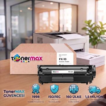 Canon FX-10 Muadil Toner 2'li Paket / MF4010 / MF4120 / MF4150 / MF4270 / MF4350 / MF4370 / MF4380 / FAX-L100 / D420 / D480