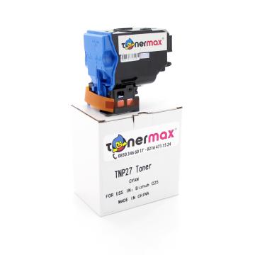 Konica Minolta A0X5453 / TNP-27 C/ Bizhub C25 Mavi Muadil Toner