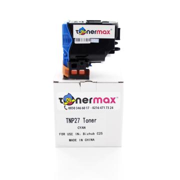 Konica Minolta A0X5453 / TNP-27 C/ Bizhub C25 Mavi Muadil Toner