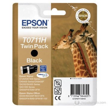 Epson T0711H Siyah Orjinal Kartuş