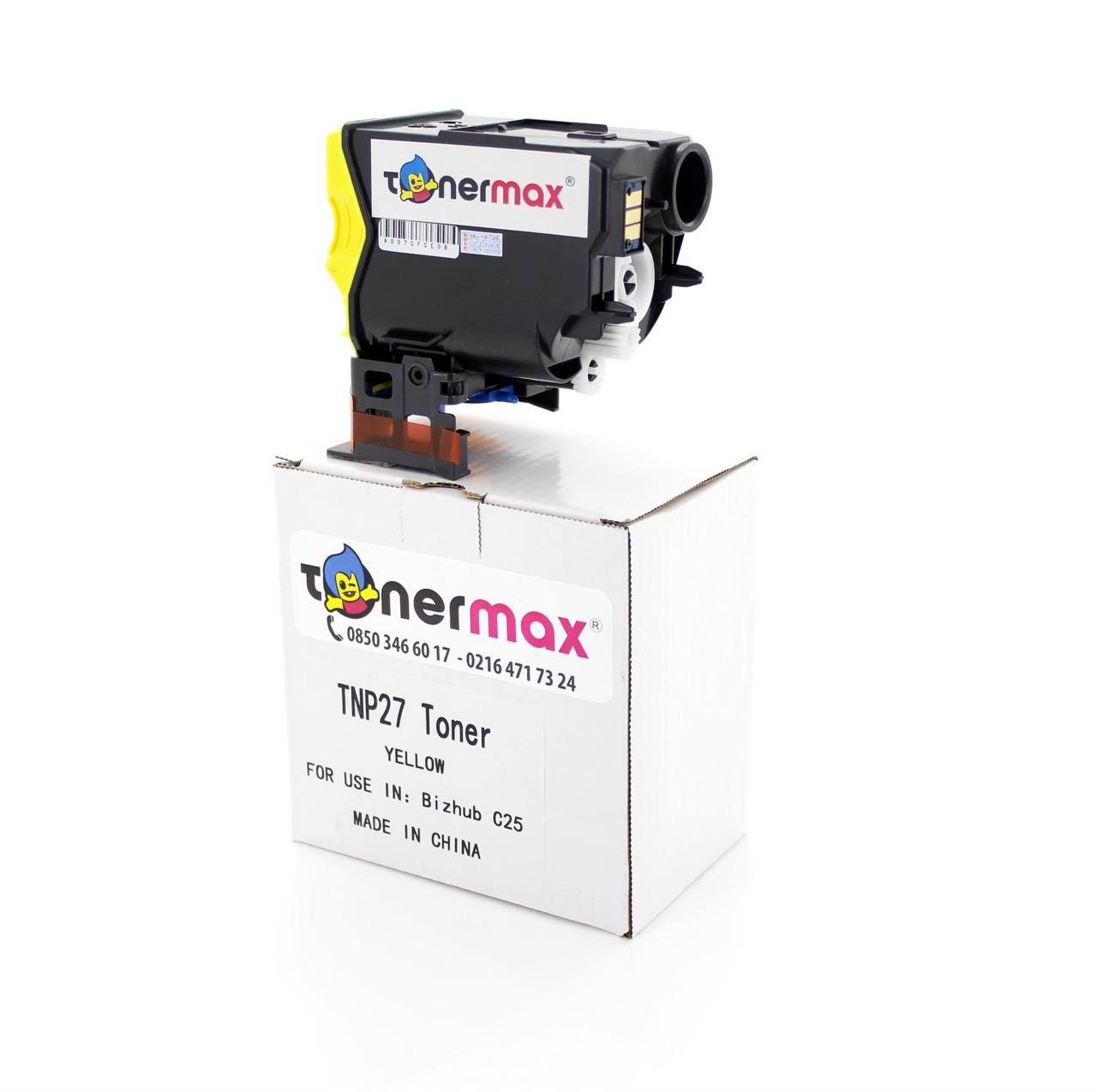 Konica Minolta A0X5253 / TNP-27 Y/ Bizhub C25 Sarı Muadil Toner