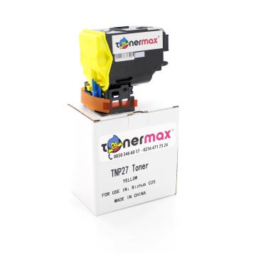 Konica Minolta A0X5253 / TNP-27 Y/ Bizhub C25 Sarı Muadil Toner