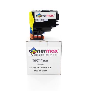 Konica Minolta A0X5253 / TNP-27 Y/ Bizhub C25 Sarı Muadil Toner