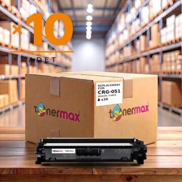 Canon CRG-051 Muadil Toner 10'lu Paket / MF-264dw / MF-267dw / MF-269dw / LBP-162dw / LBP-162dwf