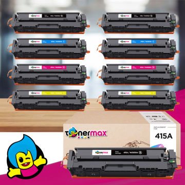 Hp 415A  Muadil Toner Set Çipli - 2'li Avantaj Paket + 1 Siyah Hediye / M455 / M480 / M454 / M478 / M479