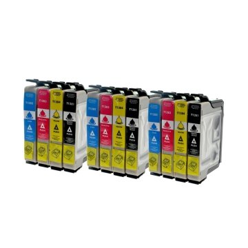 Epson T1285 Set Muadil Kartuş 3'lü Avantaj Paket