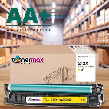Hp 212X W2122X Sarı Muadil Toner AA Plus / Color LaserJet Enterprise M554 / M555 / MFP M578