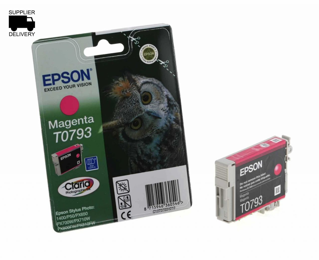 Epson T0793 / Stylus Photo 1400 / 1410 / 1500w / PX660 / PX730wd / PX830fwd Kırmızı Orjinal Kartuş