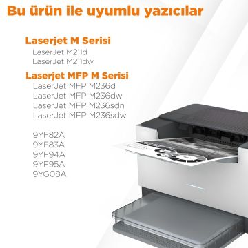 Hp 136X-W1360X Muadil Toner - Çipli 10'lu Paket / M211 / M236 Yüksek Kapasite