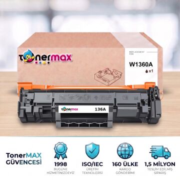 Hp 136A-W1360A Muadil Toner - Çipli - 20'li Avantaj Paket / M211 / M236