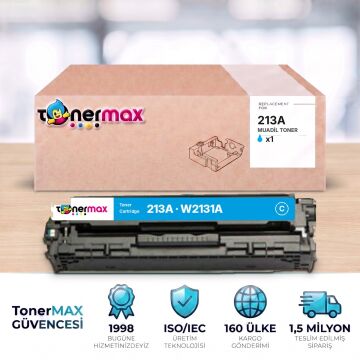 Hp 213A W2131A Mavi Muadil Toner - Çipli / Color LaserJet Enterprise 5700 / 6700 / MFP 5800 / 6800