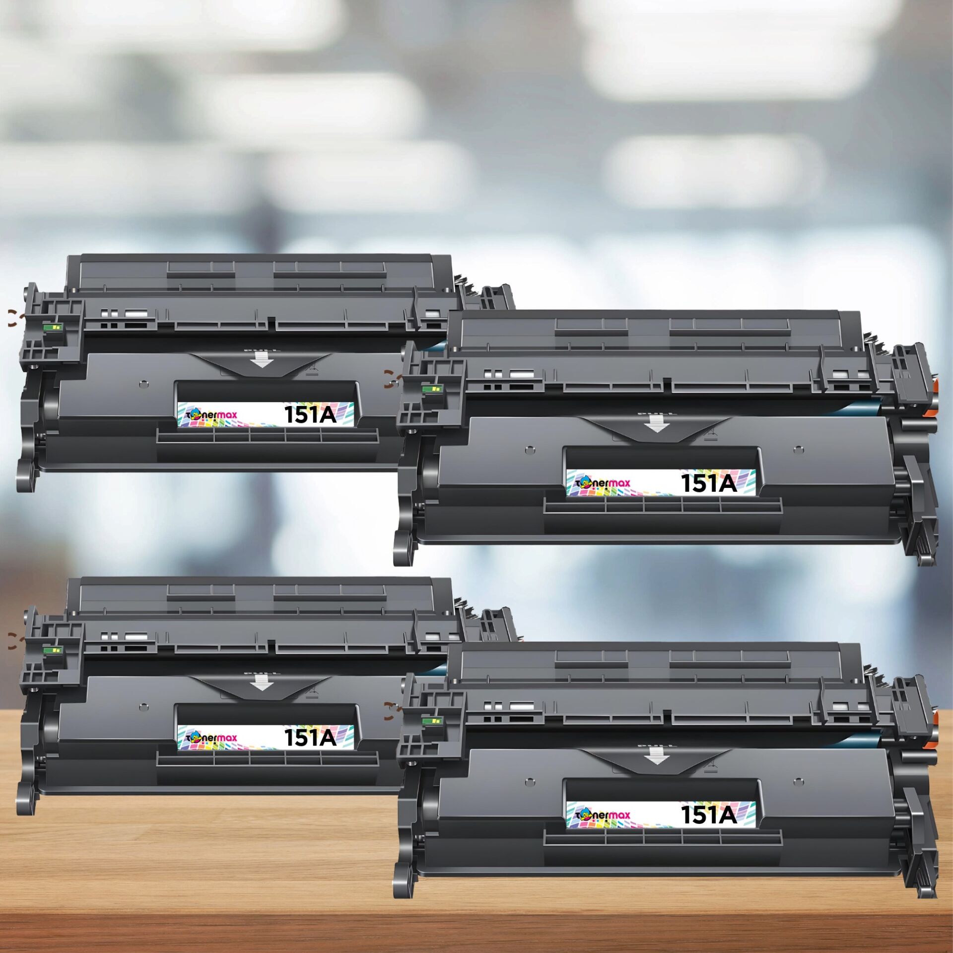 Hp 151A W1510A Muadil Toner Çipli 4'lü Avantaj Paket / 4003dn / 4003dw / 4003n / MFP 4103 / 4103fdn