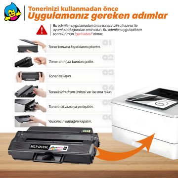 Samsung MLT-D103L Muadil Toner / ML2950 / ML2955 / SCX-4726 / SCX-4729 / ML2951