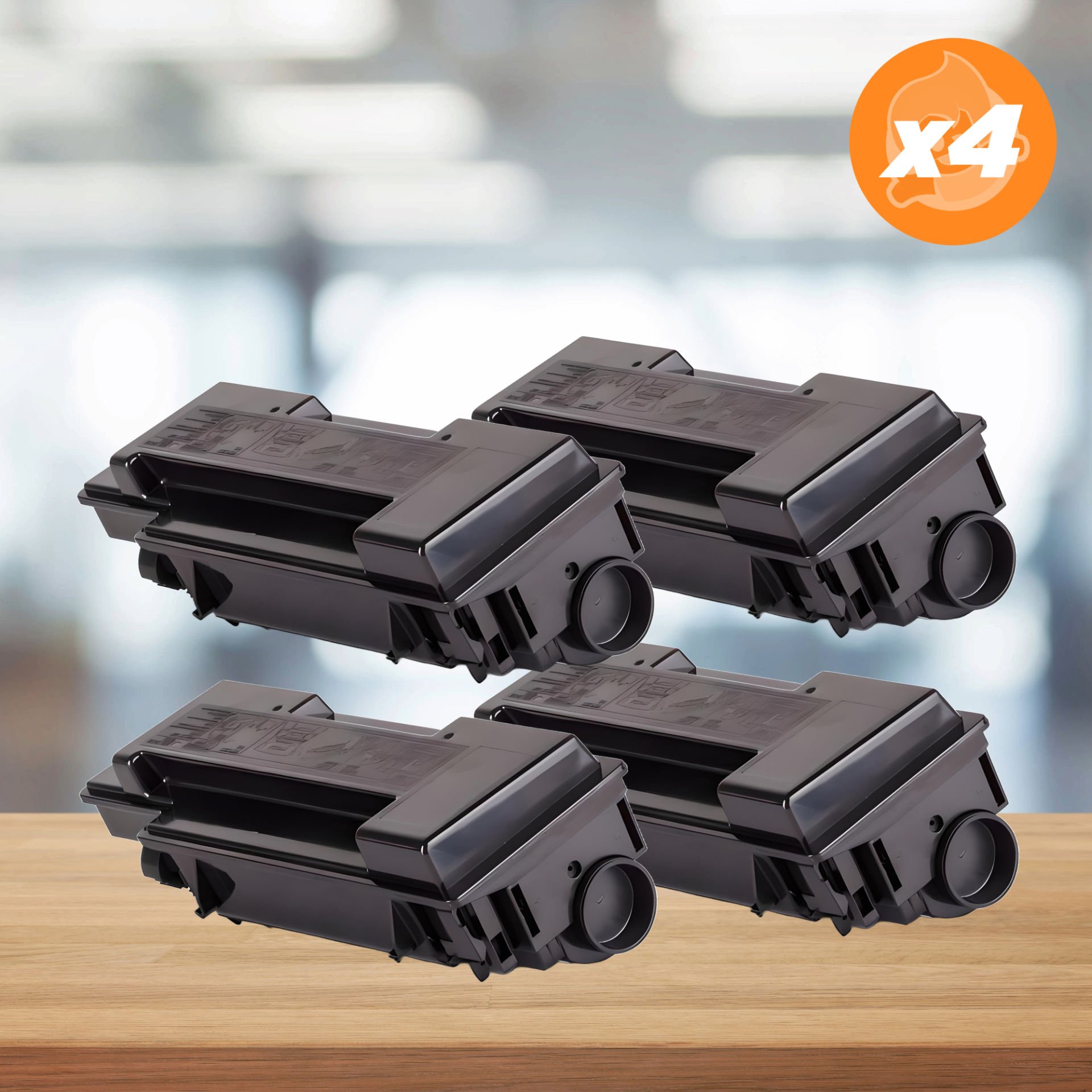 Kyocera Mita TK-350 Muadil Toner 4'lü Paket/ FS3040 / FS3140 / FS3540 / FS3640 / FS3920