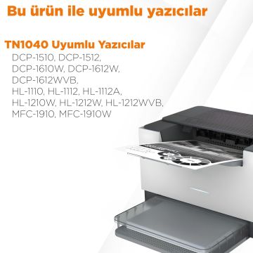 Brother TN-1040 Muadil Toner 4'lÜ Ekonomik Paket / HL-1211/DCP-1510/HL-1110/MFC-1810/MFC-1910